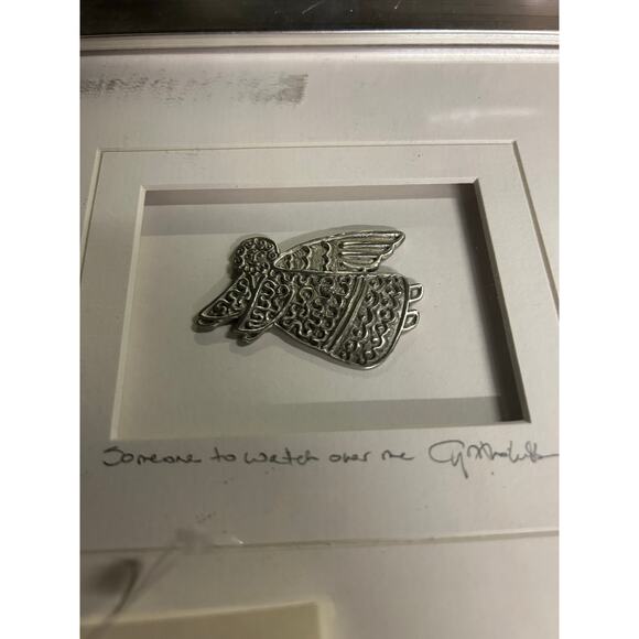 Cynthia Webb Designs "Someone To Watch Over Me" guardian angel Pewter signed - Picture 2 of 8